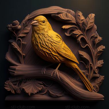 3D model A very big canary (STL)